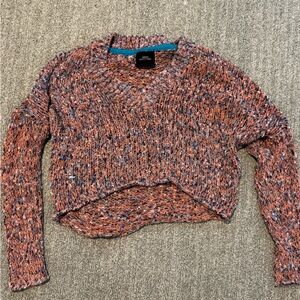 Urban outfitters colorful cropped sweater